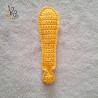 Lettres de l'alphabet en majuscule, fait main, au crochet.
