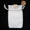 Pochette à bijoux en coton.