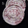 Set de 6 dessous de verre et leur panier