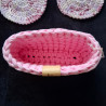 Set de 6 dessous de verre et leur panier