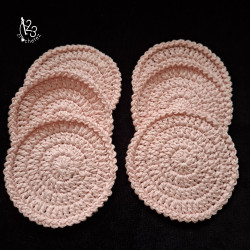 Set de 6 dessous de verre avec panier