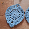 Craquez pour une paire de boucles d'oreilles au crochet, pour habiller vos tenues.