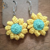 Optez pour un peu de chaleur, avec ces boucles d'oreilles "tournesol".