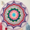 L'attrape-rêves, fait main au crochet. Décoration bohème et poétique.